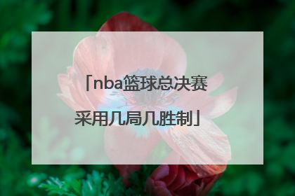 nba篮球总决赛采用几局几胜制